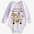 Body de Bebê Personalizado Frases Safari Com Nome GB0454-1