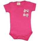 Body de Bebê Pink Lacinho Unicórnio Rosa