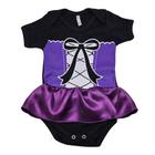 Body Fantasia Bebe Bruxa Bruxinha Mesversario Halloween Carnaval - TUNNING BABY KIDS