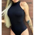 Body feminino cavado gol alta com bojo