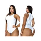 Body Feminino Suplex Regata Lisa Blusinha Básica