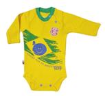 Body Flamengo Brasil Manga Longa Oficial