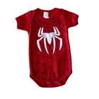 Body Homem Aranha Spiderman Bodie Macacão Mesversário Bebê Md061