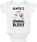 Body Infantil / Bebê - Auntie's Driking Buddy - Tamanho M