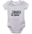 Body infantil dindo te amo roupinha de bebê bori neném