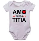 Body infantil eu amo minha titia bodi nénem bori bebê tia