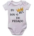 Body infantil eu sou o rei do pedaço roupinha de criança