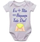 Body infantil eu + titi = bagunça todo dia roupinha de bebê