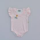 Body Infantil Feminino Marieta - Flores Rosa