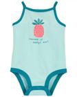 Body infantil menina regata Abacaxi Carters