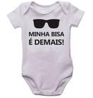 Body infantil minha bisa é demais bodi bori bebê neném