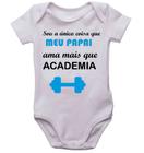 Body infantil papai maromba pai academia bodi bori bebê