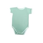 Body manga curta bebê minimalista unissex malha 100% algodão
