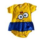 Body Minnions Minion Bodie Macacão Mesversário Bebê Desenho Md183