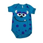 Body Monstros SA Sulley Bodie Macacão Mesversário Bebê Personagem Desenho Md159