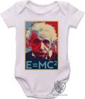body nenê criança roupa bebê Albert Einstein fórmula