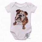 body nenê criança roupa bebê Cachorro Bulldog Dog