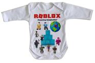 body nenê criança roupa bebê manga longa Roblox Turma game