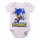body nenê criança roupa bebê Sonic