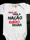 Body Para Bebês Anti Alérgico qualidade Premium roupinha bory bori bore rubro negra Flamengo