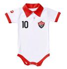 Body Polo Vitória Branco Torcida Baby