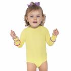 Body Praia Infantil Amarelo Claro UV.LINE