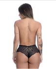 BODY SEXY RENDA FRENTE ÚNICA REGULÁVEL roupa intima lingerie