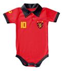 Body Sport Recife Bebe Recem Nascido Vermelho Rosa Oficial - Vermelho - M (3-6 meses)