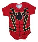 Body Temático Roupa De Bebê Mesversário - Homem Aranha