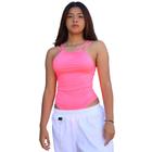 Body Trançado Básica Casual Tecido Suplex - Rosa