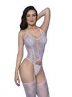 Bodystocking Sex Meia de Corpo Macacão Arrastão