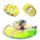 Boia bote infantil criança bebe neném inflável divertida colorida piscina praia circular pneu com assento produto nacional ORIGINAL