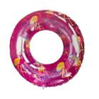 Boia Circular Decorada Flamingo Com Glitter 100 Cm