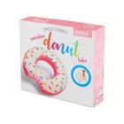 Boia Circular Donut Morango com Confetes Intex - 6941057407296