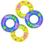 Boia Circular Inflável Infantil de Peixinhos 55Cm Kit 4 Boias - DM Toys