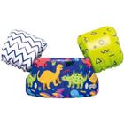 Boia Colete Infantil Bebe Salva Vidas Piscina Praia Mar SEA FLOAT DINOSSAURO 10 a 25 KG Homologado Marinha Brasileira Não Fura