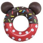 Boia Donuts Orelhinha Marrom e Azul Swim Ring 70cm BA-046