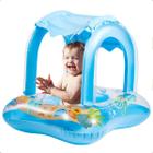 Boia Infantil Com Cobertura Inflável Piscina Bebe Capota Solar Infantil Kids Baby Float Proteção