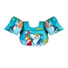 Boia Infantil Para Pisicina Praia com Colete Salva Vidas Estampas Divertidas Nash Animais Safari Não Fura Segura Inmetro