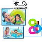 Bóia Inflável Circular Neon 76cm Para Piscina Bóia Para Crianças e Adultos