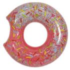 Boia Inflável Donut Com Glitter Circular Summer Waves