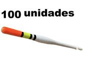 Boia Pena Palito Madeira para pesca 18cm Kit 100uni Petlazer