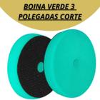 Boina de espuma verde 3 polegadas corte rotta