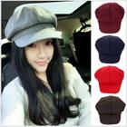 Boina francesa gorro liso feminina elegante