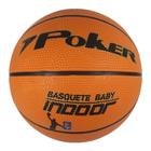 Bola Basquete Poker Baby Indoor 3.0 Laranja