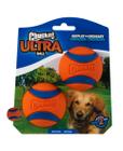 Bola Chuckit! Ultra Ball - 2 Unidades - Médio - Cor Laranja/azul