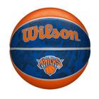 Bola De Basquete Nba New York Knicks Wilson Team Tiedye 7 Cor Laranja