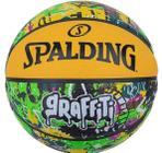 Bola De Basquete Spalding Graffiti Amarelo/Verde