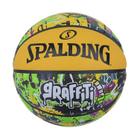 Bola de Basquete Spalding Graffiti - Amarelo