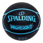 Bola De Basquete Spalding NBA Oficial Azul Blue Highlight Star Outdoor Esporte Original